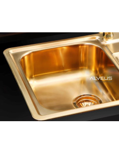 ALVEUS LINE 10 tērauda izlietne MONARCH brūna 2