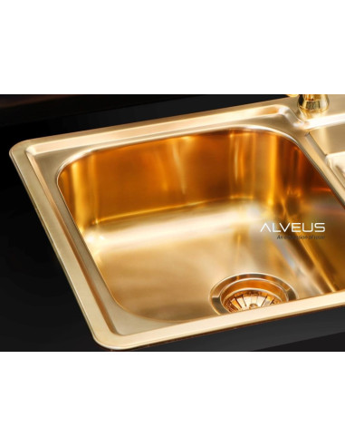 ALVEUS LINE 10 tērauda izlietne MONARCH brūna