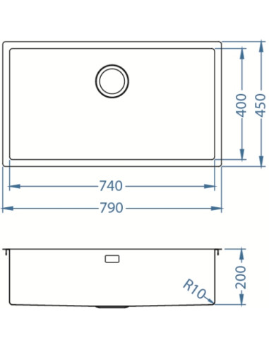 ALVEUS QUADRIX 60 izlietne brūna