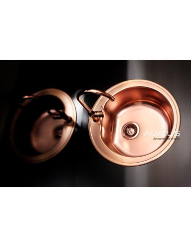 ALVEUS MONARCH FORM 30 tērauda izlietne varš