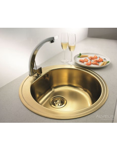 ALVEUS MONARCH FORM 30 zelta tērauda izlietne 2