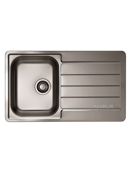 ALVEUS LINE 20 tērauda izlietne MONARCH antracīts