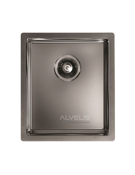 ALVEUSQUADRIX 20 tērauda izlietne MONARCH antracīts