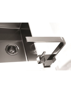 ALVEUSQUADRIX 20 tērauda izlietne MONARCH antracīts 2