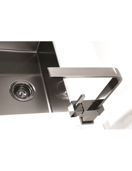 ALVEUSQUADRIX 20 tērauda izlietne MONARCH antracīts