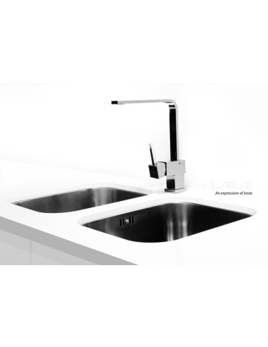 ALVEUS VARIANT 40 MONARCH zelta tērauda izlietne