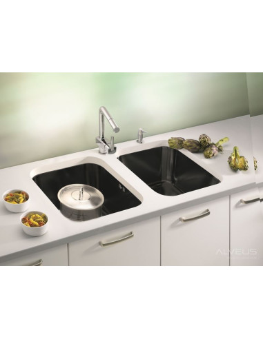 ALVEUS VARIANT 10 MONARCH antracīta tērauda izlietne