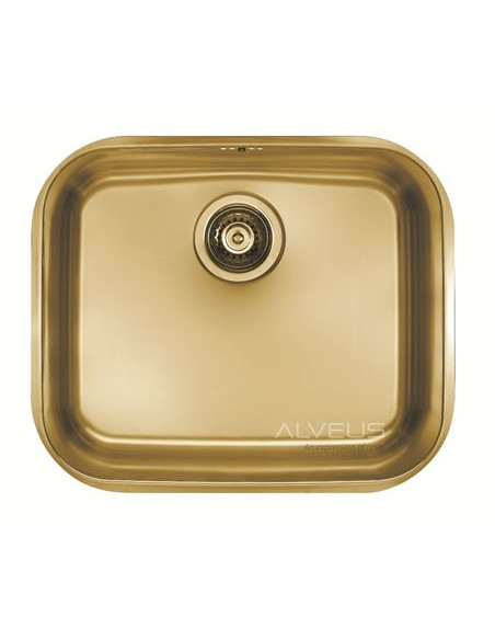 ALVEUS VARIANT 10 MONARCH zelta tērauda izlietne ALVEUS VARIANT 10 MONARCH zelta tērauda izlietne