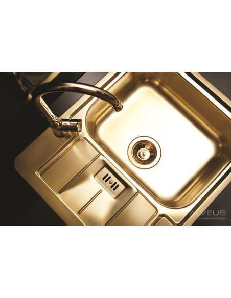 ALVEUS LINE 60 tērauda izlietne MONARCH antracīts ALVEUS LINE 60 tērauda izlietne MONARCH antracīts