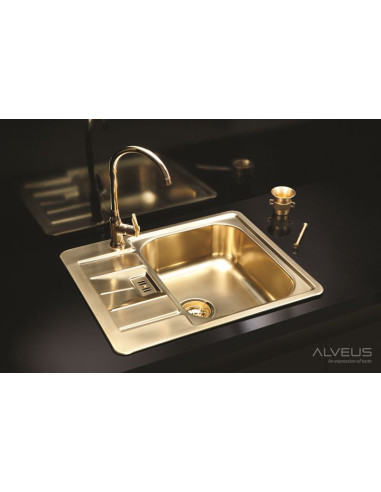 ALVEUS LINE 60 tērauda izlietne MONARCH antracīts