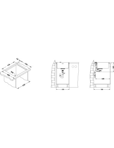 ALVEUS STYLUX 10 tērauda izlietne