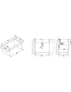 ALVEUS STYLUX 40 tērauda izlietne 2