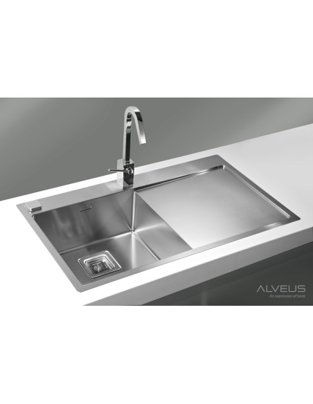 ALVEUS STYLUX 50 tērauda izlietne labi ALVEUS STYLUX 50 tērauda izlietne labi