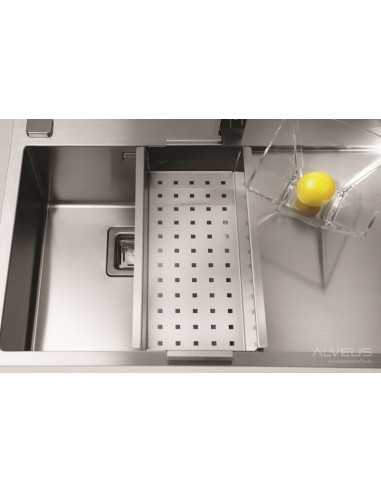 ALVEUS STYLUX 50 tērauda izlietne labi