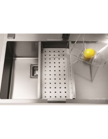 ALVEUS STYLUX 50 tērauda izlietne labi ALVEUS STYLUX 50 tērauda izlietne labi