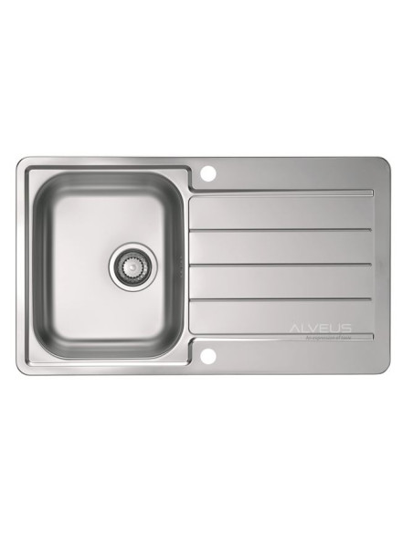 ALVEUS LINE MAXIM 20 FS satīna tērauda izlietne ALVEUS LINE MAXIM 20 FS satīna tērauda izlietne