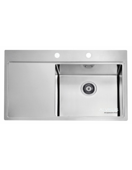 ALVEUS PURE 50 tērauda izlietne labi ALVEUS PURE 50 tērauda izlietne labi