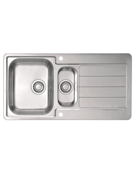 ALVEUS LINE MAXIM 10 satīna tērauda izlietne ALVEUS LINE MAXIM 10 satīna tērauda izlietne