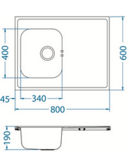 ALVEUS CLASSIC Pro 30 satīna tērauda izlietne ALVEUS CLASSIC Pro 30 satīna tērauda izlietne