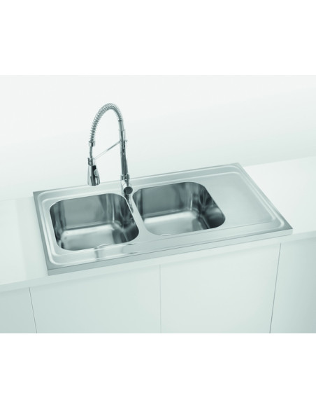 ALVEUS CLASSIC Pro 80 satīna tērauda izlietne ALVEUS CLASSIC Pro 80 satīna tērauda izlietne