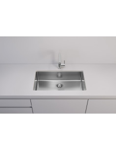 ALVEUS KOMBINO 60 satīna tērauda zemmontējamā izlietne 2