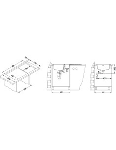 ALVEUS LINE MAXIM 10 satīna tērauda izlietne 2