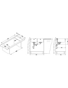 ALVEUS STYLUX 70 tērauda izlietne pa labi 2