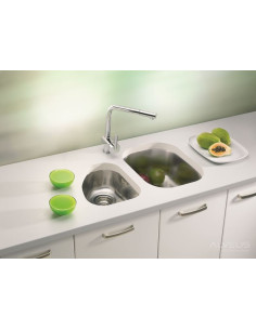 ALVEUS VARIANT 20 satīna tērauda zemmontējamā izlietne 2