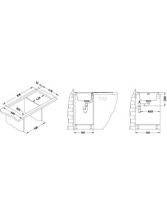 ALVEUS LINE MAXIM 20 satīna tērauda izlietne 2