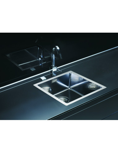 ALVEUS QUADRIX 40 tērauda izlietne