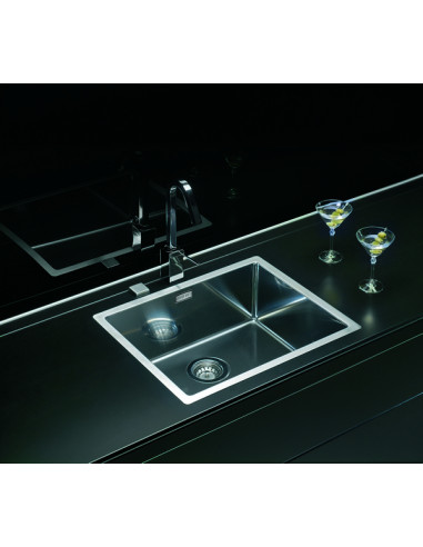 ALVEUS QUADRIX 50 tērauda izlietne