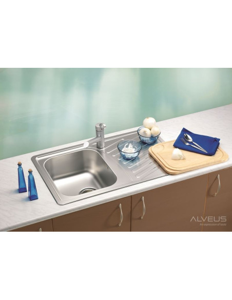 ALVEUS ELEGANT 30 tērauda linu izlietne