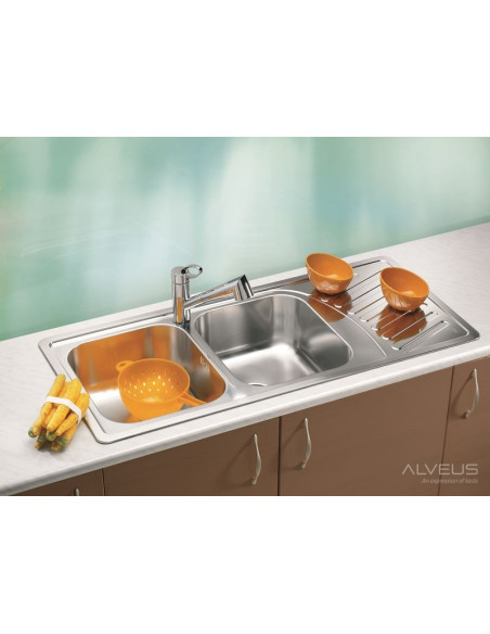 ALVEUS ELEGANT 30 tērauda linu izlietne