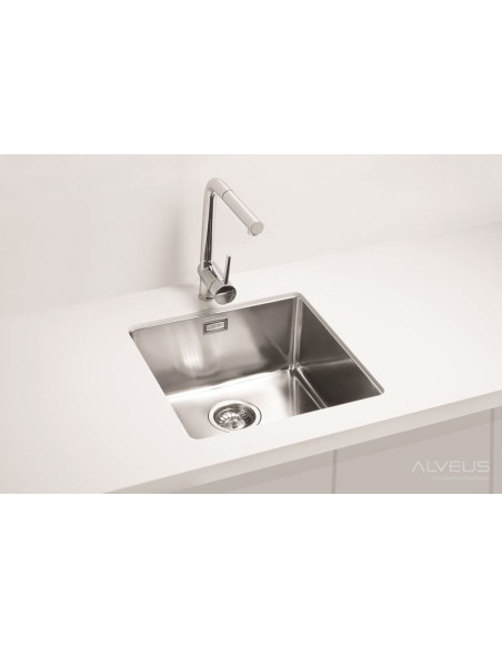 ALVEUS KOMBINO 30 satīna tērauda zemmontējamā izlietne ALVEUS KOMBINO 30 satīna tērauda zemmontējamā izlietne