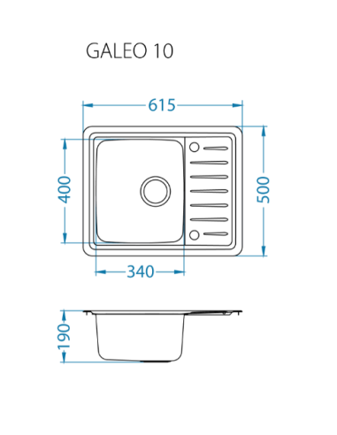 GALEO 10 615x500 iebūvēta izlietne