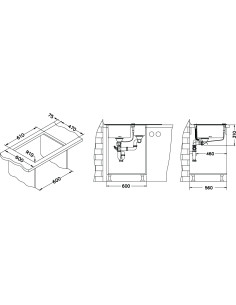 ALVEUS KARAT 20 stikla izlietne balta labā 2