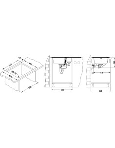 ALVEUS GLASSIX 20 melna maināma stikla izlietne 2