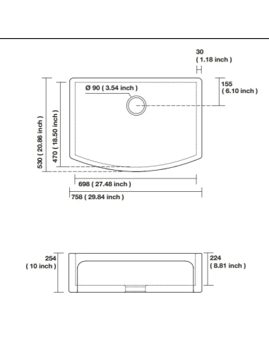 Plautuvė iš keramikos 5441 76x53cm Hannah Glasse - 4