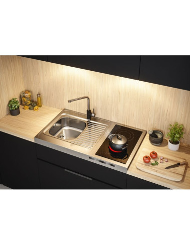 Раковина ALVEUS COMBI ELECTRA 100 со встроенной плитой - 8