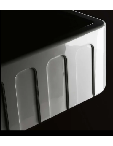 keramikas virtuves izlietne Surrey, 103x47 cm, balta - 4