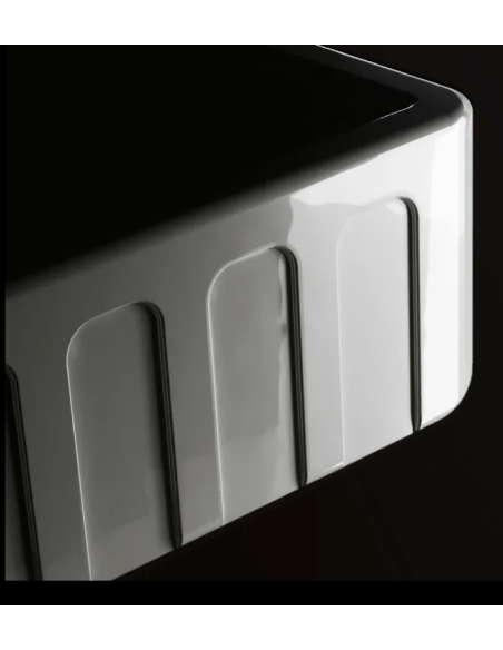 keramikas virtuves izlietne Surrey, 103x47 cm, balta - 4