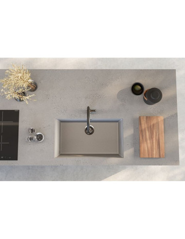 OMNI 40 G81 betons (45x75) 1 šūna ar satīna sifonu + audums - 1