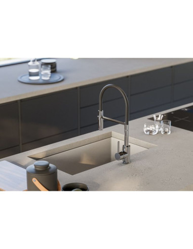 OMNI 40 G81 betons (45x75) 1 šūna ar satīna sifonu + audums - 4