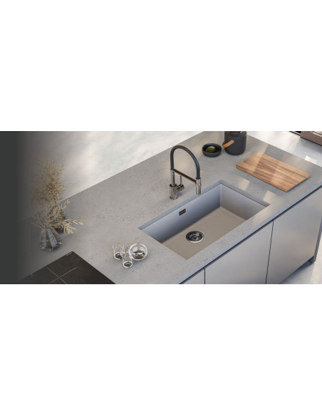 OMNI 40 G81 betons (45x75) 1 šūna ar satīna sifonu + audums - 9