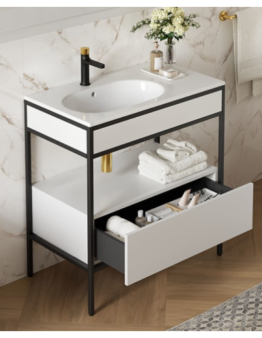 copy of Cersanit skapītis Olivia 60cm balts, FZZW1001990488 - 3