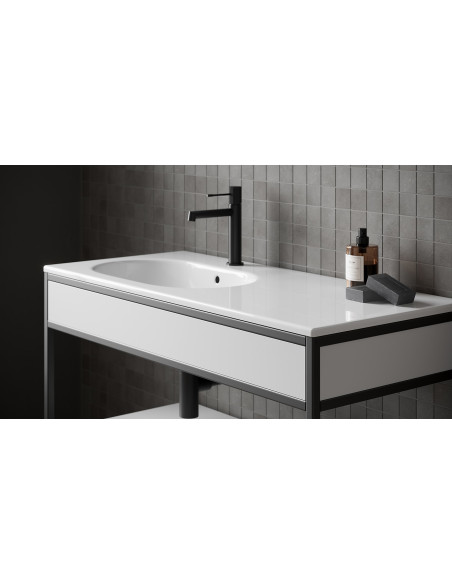 ZEN BY CERSANIT 100cm console sink, right, white - 3 ZEN BY CERSANIT 100cm console sink, right, white - 3