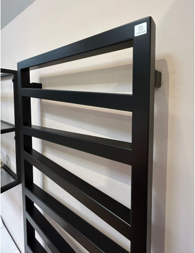 Elektriskais dvieļu žāvētājs Terma Zig/Zag 500x1070mm ar vadības bloku un kabeli 1.5m, melns matēts - 8