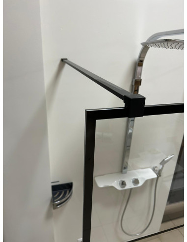 Radaway Modo X I dušas siena 120cm ar apdruku, melnā - 4