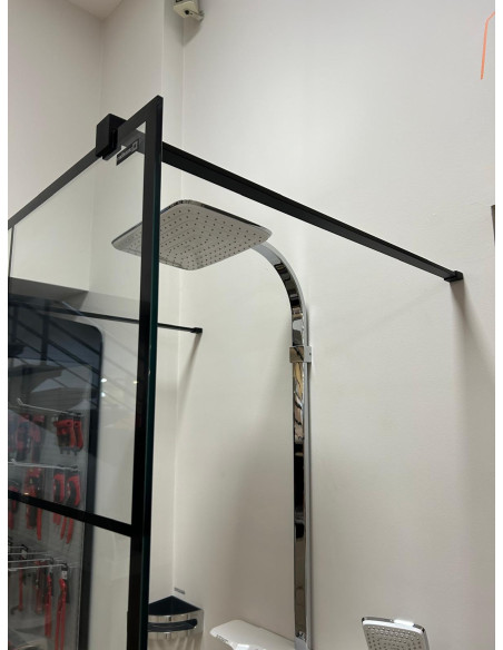 Душевая перегородка Radaway Modo X I 120 см с принтом, черная - 5