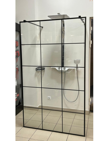 Душевая перегородка Radaway Modo X I 120 см с принтом, черная - 6